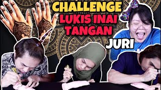 CHALLENGE LUKIS INAI DI TANGAN SERIUZ SUSAH GILA GIGIL SATU BADAN [upl. by Studner]