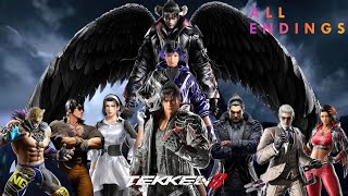 TEKKEN 8 ALL ENDINGS SCENE 2024 BEST GAME [upl. by Buckingham]