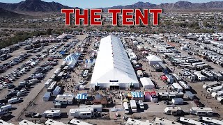 Wrapping up QUARTZSITE 🌞  2023 Quartzsite Tent Show  Full Time RV [upl. by Vinia170]