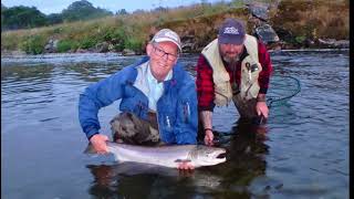 Salmon fishing on the North Esk  Wainstones Estate Morphie July 2018 [upl. by Llorrad]