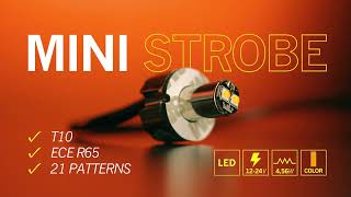 MINI STROBE WARNING LIGHT  CREATED TO IMPRESS  STRANDS LIGHTING DIVISION [upl. by Thirzi699]