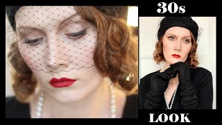 30s Makeup look inspired by Faye Dunaway Chinatown [upl. by Buzz185]