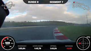 Testtage Oschersleben GR Yaris hotlap 14545 [upl. by Marpet307]