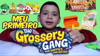 Meu primeiro Grossery Gang Surpresa  A gang da lanchonete  Unbox criança [upl. by Yeleek]