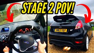 STAGE 2 Fiesta ST POV Drive SO FAST [upl. by Carlos461]