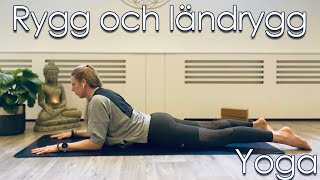 15 minuter yoga för rygg amp ländrygg [upl. by Ennayr]