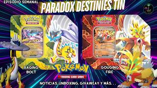 Vienen llenas de FULL ARTS  Paradox destinies Tins 22 [upl. by Saks]