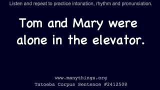 001  Tom and Mary  Listen and Repeat English Sentences  000e [upl. by Stanly505]