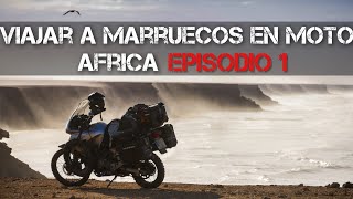 Viajar por MARRUECOS en MOTO  África 1  Vuelta al mundo en moto [upl. by Eamanna]