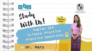 Kaplan GED Science Practice Practice Question  by Dr Mary [upl. by Graehl]