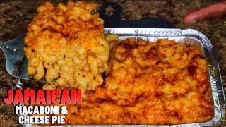 HOW TO MAKE JAMAICAN MACARONI AND CHEESE PIE  Hawt Chef [upl. by Nhguaved]