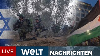 KRIEG IM NAHEN OSTEN Gazastreifen geteilt  GazaStadt vollständig eingekreist  WELT Livestream [upl. by Notsej2]