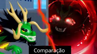 Dragon Rework VS Dragon Atual No Blox Fruits [upl. by Nahshon]