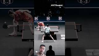 A Whole New perspective of Table Tennis worldtabletennis wttbangkok tabletennisplayer [upl. by Nomled]