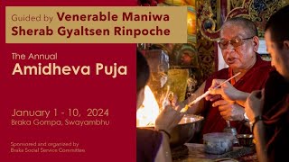 Day 3 Session 1  Amidheva Dungdrub Puja led by Venerable Maniwa LamaSherab Gyaltsen Rinpoche [upl. by Attevaj]