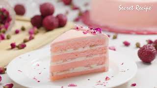 Secret Recipe Rose Lychee Cake [upl. by Ignacio]