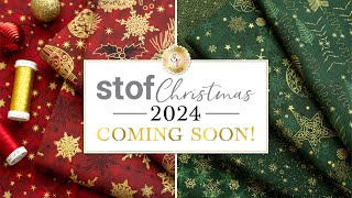 Introducing Stof Christmas 2024 Collection  Shabby Fabrics [upl. by Camroc]