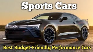 Top 6 Affordable Sports Cars of 2024  Best BudgetFriendly Performance Cars [upl. by Eednim]