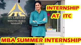 Marketing internship at ITC  MBA summer internship  Vlog [upl. by Ahcarb]