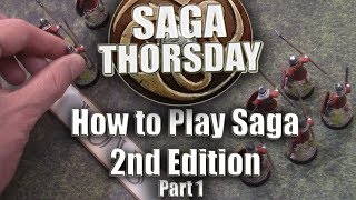 How to Play Saga 2nd edition Part 1 SAGA THORSDAY 89 [upl. by Marillin]