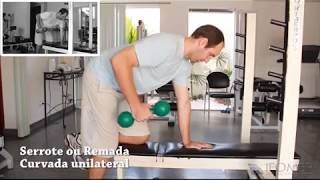 PERSONAL TRAINING Exercicio 10  SERROTE OU REMADA CURVADA UNILATERAL [upl. by Broida]