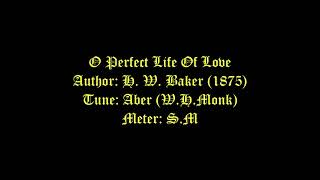 O Perfect Life Of Love Lyrics Aber Passion Hymns [upl. by Netsoj]