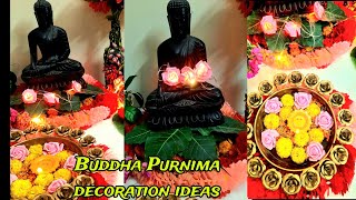 Happy Buddha Purnima 2024  Buddha Purnima decoration ideas Zen corner Buddha corner decoration [upl. by Ailahtan]