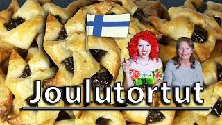 Joulutorttu Recipe  Finnish Baking Tutorial  Suomen Kieli [upl. by Felty698]