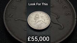 £55000 for this rare error coin 10 New Pence 1968 Elizabeth II from United Kingdom [upl. by Kate]