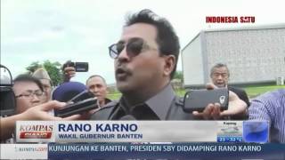 Rano Karno Lantik Walikota Tangerang  Kompas Siang 23 Desember 2013 [upl. by Asoj]