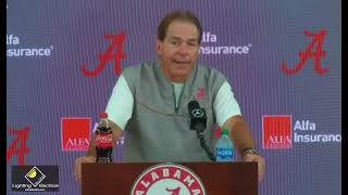 Nick Saban gives progress report on freshman and transfer contributors [upl. by Acnaiv]