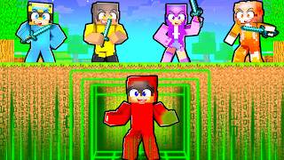 Hunters vs HACKER Speedrunner in Minecraft [upl. by Ynafets]