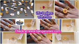 From 12 gms Excellent Gold Rings Designs with Price  25 Models  Gold Rings  goldring rings [upl. by Nosnar992]