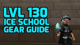 WIZARD LEVEL 130 ICE GEAR SET BEST PVP DAMAGE amp CRITICAL SETS [upl. by Emmuela568]