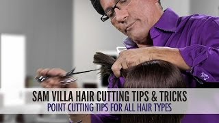 Point Cutting Tips For All Hair Types  Remove Weight amp Add Pliability in Hair [upl. by Faustena]