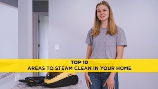 Top 10 Areas to Steam Clean in Your Home [upl. by Eixela767]