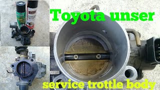 enjin semputRPM turun naiktiming jadi gilatutorial cara service throttle body Toyota unser diy [upl. by Merilyn]