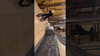 BMX Madness🤯 on the half pipe✌️ bmx adrenalinealley beastmode [upl. by Bab]