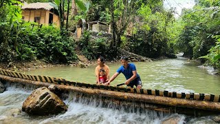 165  Days of building dams and making rafts to harvest fruits to sell at the market [upl. by Solberg448]