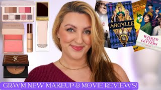 GRWM NEW MAKEUP amp MOVIES  Spoiler Free Film Reviews [upl. by Laurin]