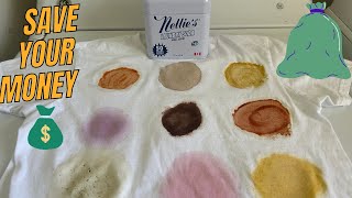 Nellies Laundry Soda Honest Review 2024  Stain Test [upl. by Zawde]