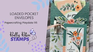 Loaded Pocket Envelopes  Papercrafting Playdate 116 [upl. by Press]