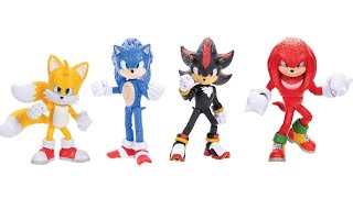 NEW SONIC MOVIE 3 FIGURES  Jakks Pacific Waves 1 2 and MORE [upl. by Ahsenahs338]