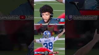 Jake Bates tied the game and then won it nfl detroitlions kick kicker houstontexans react [upl. by Preciosa715]