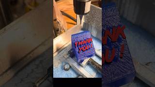 1000 Subs Thank you everyone Worlds Smallest CNC Machine mills a Thank You [upl. by Airednaxela]