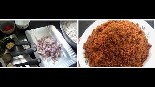 Chammanthi PodiCoconut chutney powder chinnuz I Love My Kerala Food [upl. by Mapes]