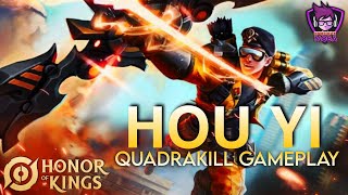 Grabe Sarap Gamitin itong si Hou Yi  Quadrakill Gameplay by CuriousHoK  Curious MOBA [upl. by Mathilde640]