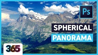 Spherical Panorama  Photoshop CC Tutorial 207365 [upl. by Saberio18]