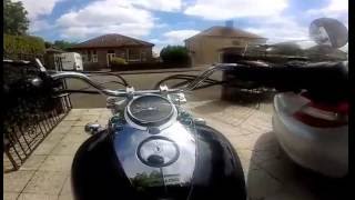 Suzuki Intruder 125 cc practice [upl. by Roter]