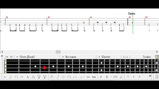 KNOW KNOW KNOW  DOES  ベース TAB Bass [upl. by Linnell]